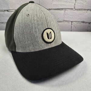 LINKSOUL FLEX-FIT GOLF HAT CAP LOGO PATCH EUC